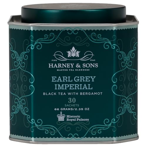 Harney and Sons Earl Grey Imperial, Flavored Black 30 Sachets per Tin by Harney and Sons [Foods] von Harney & Sons