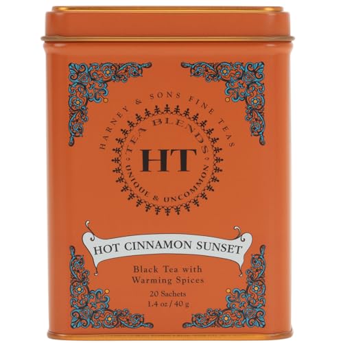 Harney & Sons Black Tea Hot Cinnamon Sunset -- 20 Tea Bags von Harney & Sons