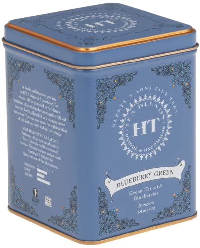 Harney & Sons HT Blueberry Green Tea - 20 Sachet Tin (40 gram) Harney & Sons HT Blueberry Green Tea - 20 Sachet Tin (40 gram) von Harney & Sons