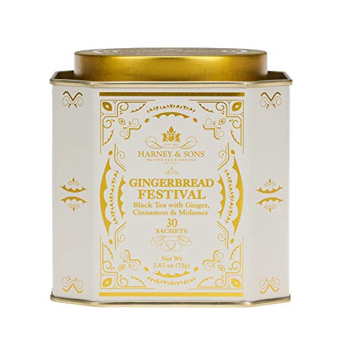 Harney & Sons Gingerbread Tea, 30 Sachets of Gingerbread Festival, a Black Tea with Ginger & Cinnamon Harney & Sons Gingerbread Tea, 30 Sachets of Gingerbread Festival, a Black Tea with Ginger & Cinnamon von Harney & Sons