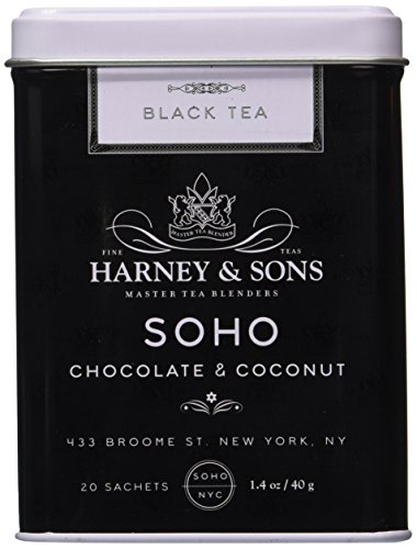 Harney & Sons SoHo Chocolate Coconut Tea - 20 Count Sachet Tin von Harney & Sons