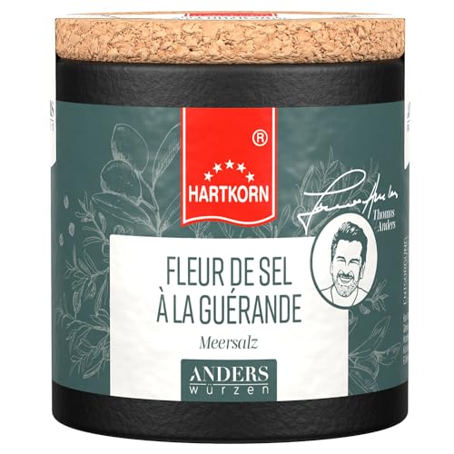 Anders Würzen Korkdose Fleur de Sel a la Guerande, 85 g in der Pappwickeldose mit Korkdeckel von Hartkorn - wiederverschließbar und wiederbefüllbar - entwickelt mit Thomas Anders Anders Würzen Korkdose Fleur de Sel a la Guerande, 85 g in der Pappwickeldose mit Korkdeckel von Hartkorn - wiederverschließbar und wiederbefüllbar - entwickelt mit Thomas Anders von Hartkorn