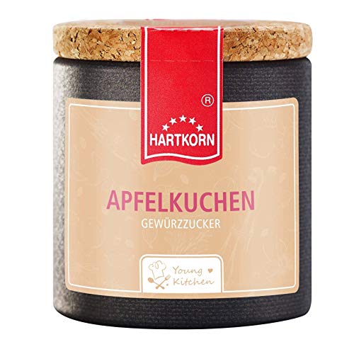Apfelkuchen Gewürz - 50 g in der Young Kitchen Pappwickeldose mit Korkdeckel von Hartkorn - wiederverschließbar und wiederbefüllbar von Hartkorn