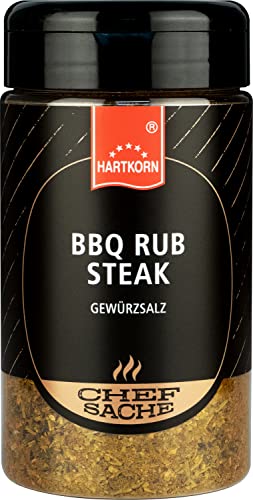 BBQ Rub Steak Chefsache - 200 g (13 cm hoch und ⌀ 6,5cm) von Hartkorn - wiederverschließbar und wiederbefüllbar von Hartkorn