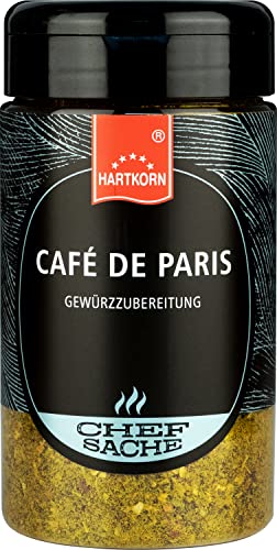 Café de Paris Chefsache - 175 g (13 cm hoch und ⌀ 6,5cm) von Hartkorn - wiederverschließbar und wiederbefüllbar von Hartkorn