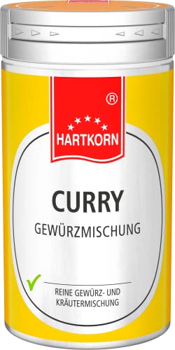 Curry Gewürz - 28 g im Aluminium Gewürzstreuer von Hartkorn - wiederverschließbar und wiederbefüllbar von Hartkorn