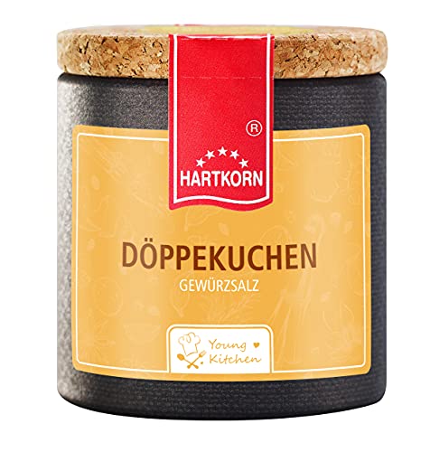 Döppekuchen Gewürz - 75 g in der Young Kitchen Pappwickeldose mit Korkdeckel von Hartkorn - wiederverschließbar und wiederbefüllbar von Hartkorn