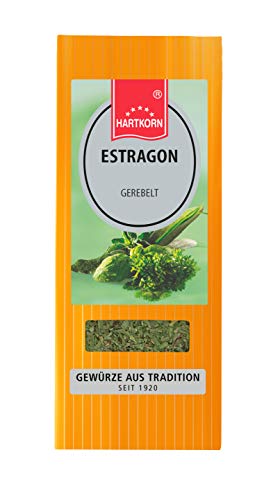 Estragon, gerebelt - 15 g im 3-lagigen Nachfüllbeutel von Hartkorn - wiederverschließbar von Hartkorn