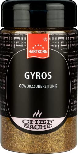 Gyros Chefsache - 130 g (13 cm hoch und ⌀ 6,5cm) von Hartkorn - wiederverschließbar und wiederbefüllbar von Hartkorn