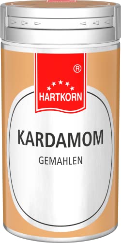 Kardamom, gemahlen - 30g im Aluminium Gewürzstreuer von Hartkorn - wiederverschließbar und wiederbefüllbar von Hartkorn