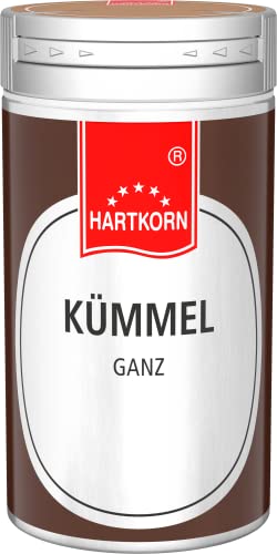 Kümmel, ganz - 30 g im Aluminium Gewürzstreuer von Hartkorn - wiederverschließbar und wiederbefüllbar von Hartkorn