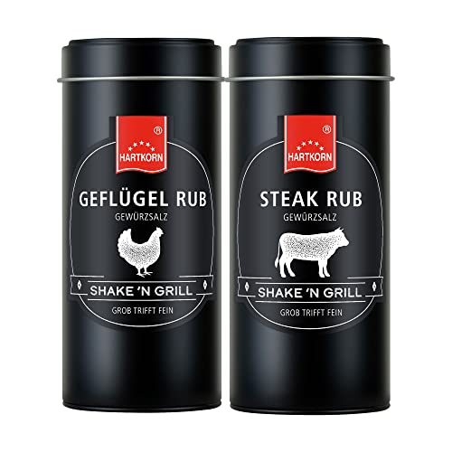 Hartkorn - Shake´n Grill Set (2-teilig) Geflügel Rub & Steak Rub von Hartkorn