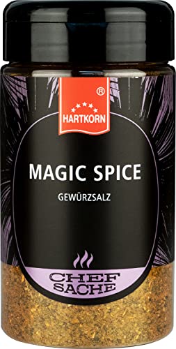Magic Spice Chefsache - 250 g (13 cm hoch und ⌀ 6,5cm) von Hartkorn - wiederverschließbar und wiederbefüllbar von Hartkorn