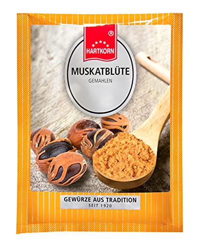 Muskatblüte - 10 g im Flachbeutel von Hartkorn - licht- und aromageschützt von Hartkorn
