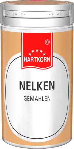 Nelken, gemahlen - 25 g im Aluminium Gewürzstreuer von Hartkorn - wiederverschließbar und wiederbefüllbar von Hartkorn