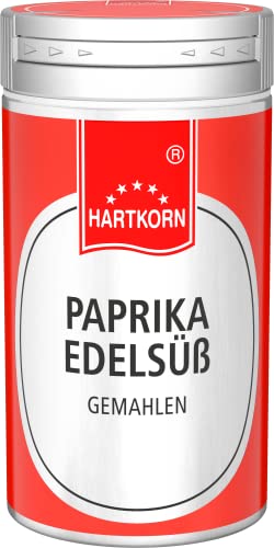 Paprika Edelsüß - 30 g im Aluminium Gewürzstreuer von Hartkorn - wiederverschließbar und wiederbefüllbar von Hartkorn