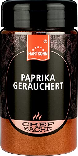 Paprika geräuchert Chefsache - 155 g (13 cm hoch und ⌀ 6,5cm) von Hartkorn - wiederverschließbar und wiederbefüllbar von Hartkorn