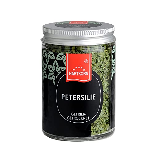 Petersilie, gefriergetrocknet - 4 g im Gourmet Glas von Hartkorn - wiederverschließbar und wiederbefüllbar von Hartkorn