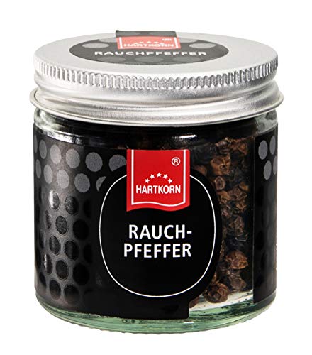 Rauchpfeffer - 28 g im Gourmet Glas von Hartkorn - wiederverschließbar und wiederbefüllbar von Hartkorn