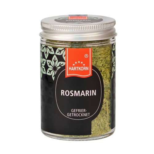 Rosmarin, gefriergetrocknet - 12 g im Gourmet Glas von Hartkorn - wiederverschließbar und wiederbefüllbar von Hartkorn