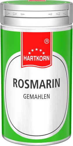 Rosmarin, gemahlen - 18 g im Aluminium Gewürzstreuer von Hartkorn - wiederverschließbar und wiederbefüllbar von Hartkorn