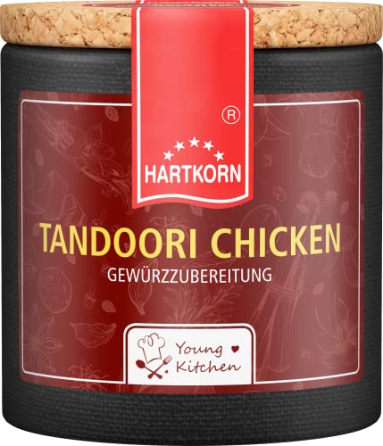 Tandoori Chicken - 65 g in der Young Kitchen Pappwickeldose mit Korkdeckel von Hartkorn - wiederverschließbar und wiederbefüllbar von Hartkorn