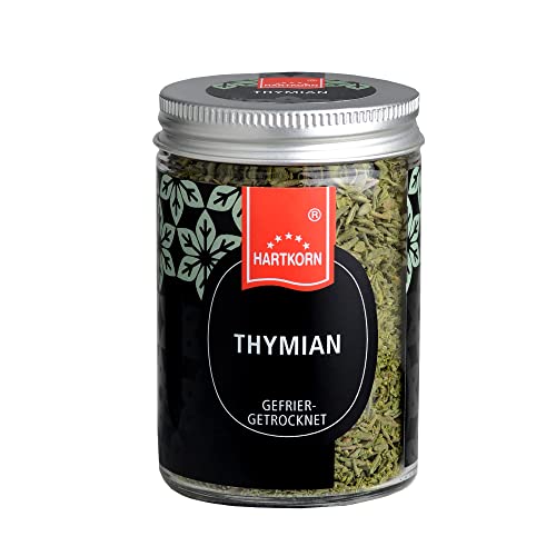 Thymian, gefriergetrocknet - 5 g im Gourmet Glas von Hartkorn - wiederverschließbar und wiederbefüllbar von Hartkorn