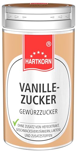 Vanille Zucker - 50g im Aluminium Gewürzstreuer von Hartkorn - wiederverschließbar und wiederbefüllbar Vanille Zucker - 50g im Aluminium Gewürzstreuer von Hartkorn - wiederverschließbar und wiederbefüllbar von Hartkorn