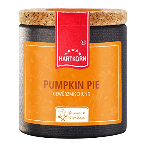 Pumpkin Pie Gewürz - 40 g in der Young Kitchen Pappwickeldose mit Korkdeckel von Hartkorn - wiederverschließbar und wiederbefüllbar von Hartkorn