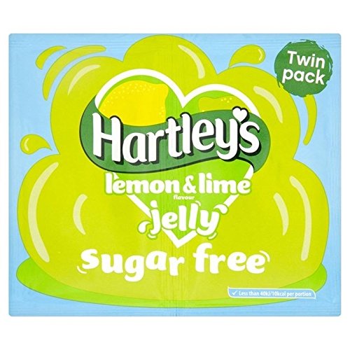 Hartley's Zitrone ohne Zucker und Gelatine-Kristalle, 23 g, 6 Stück von Hartley's