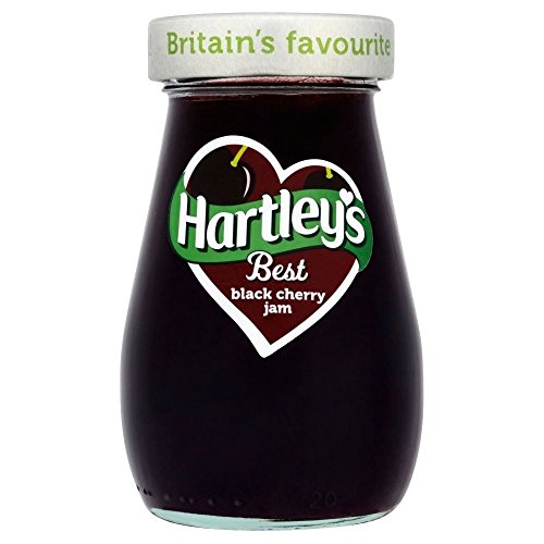 Hartley's Best Black Cherry Jam 2x 340g (680g) - Hartleys Fruchtige Schwarzkirschen Marmelade von Hartleys