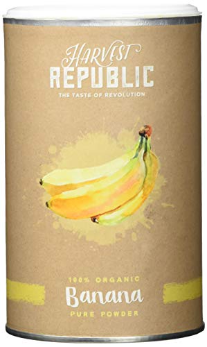 Harvest Republic Bio Fruchtpulver Banane, 150 g, Deine extra Portion Mineral- und Vitalstoffe, Perfekt für Shakes, Quark, Müsli, Organic Food, Vegan von Harvest Republic