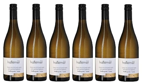 6x 0,75l - 2023er - Hattemer - Gau-Algesheimer Johannisberg - Weißburgunder - Qualitätswein Rheinhessen - Deutschland - Weißwein trocken 6x 0,75l - 2023er - Hattemer - Gau-Algesheimer Johannisberg - Weißburgunder - Qualitätswein Rheinhessen - Deutschland - Weißwein trocken von Hattemer