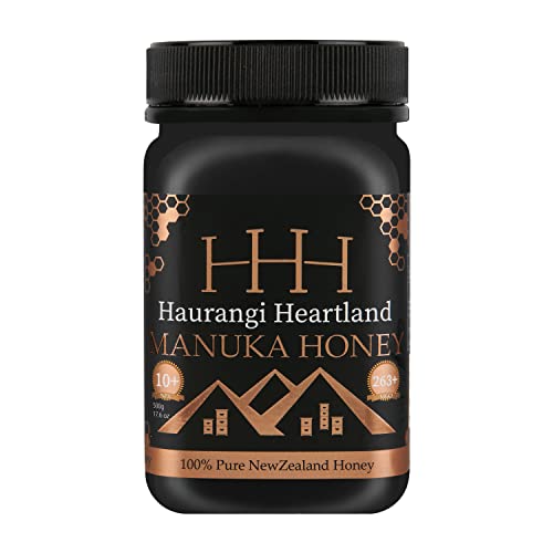Haurangi Heartland – Cremiger Manuka Honig MGO 263+ | 500g, Aromatisch 100% rein, Zertifiziert aus Neuseeland | 10+ UMF von Haurangi Heartland
