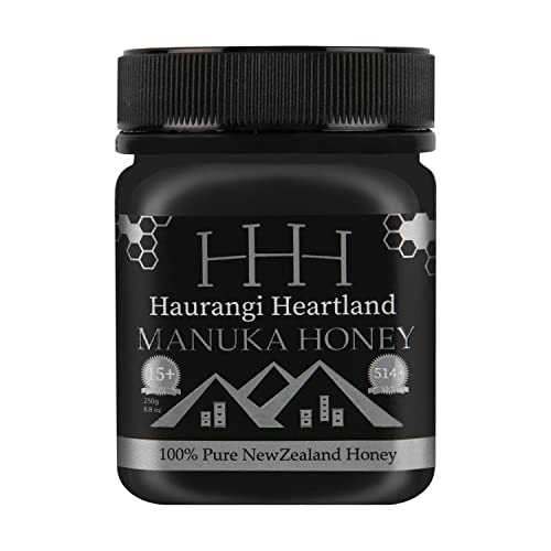 Haurangi Heartland – Cremiger Manuka Honig MGO 514+ | 250g, Aromatisch 100% rein, Zertifiziert aus Neuseeland | 15+ UMF von Haurangi Heartland