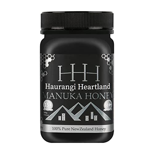 Haurangi Heartland – Cremiger Manuka Honig MGO 514+ | 500g, Aromatisch 100% rein, Zertifiziert aus Neuseeland | 15+ UMF von Haurangi Heartland
