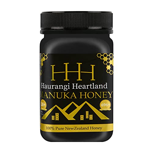 Haurangi Heartland – Cremiger Manuka Honig MGO 696+ | 500g, Aromatisch 100% rein, Zertifiziert aus Neuseeland | 18+ UMF von Haurangi Heartland