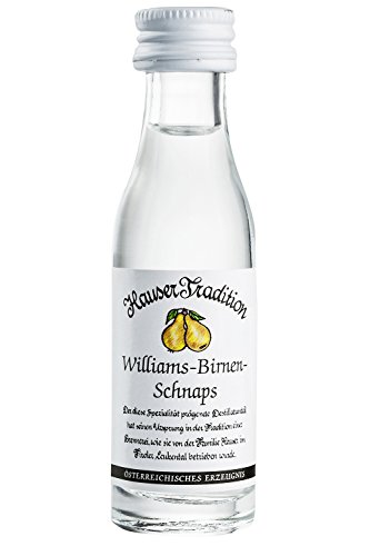 Hauser Tradition Williams Birnen Schnaps 0,02 Liter Miniatur von Hauser Tradition Williams Birnen Schnaps 0,02 Liter Miniatur