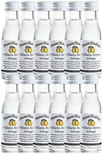 Hauser Tradition Williams Birnen Schnaps 12 x 0,02 Liter Miniatur von Hauser Tradition Williams Birnen Schnaps 12 x 0,02 Liter Miniatur