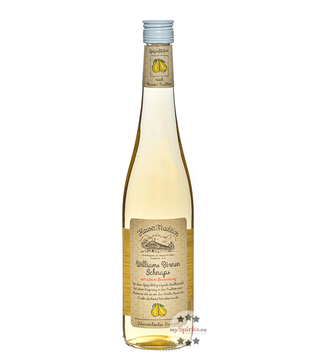 Hauser Williams Birnen Schnaps mit Honig 0,7l (35 % vol., 0,7 Liter) von Hauser Tradition