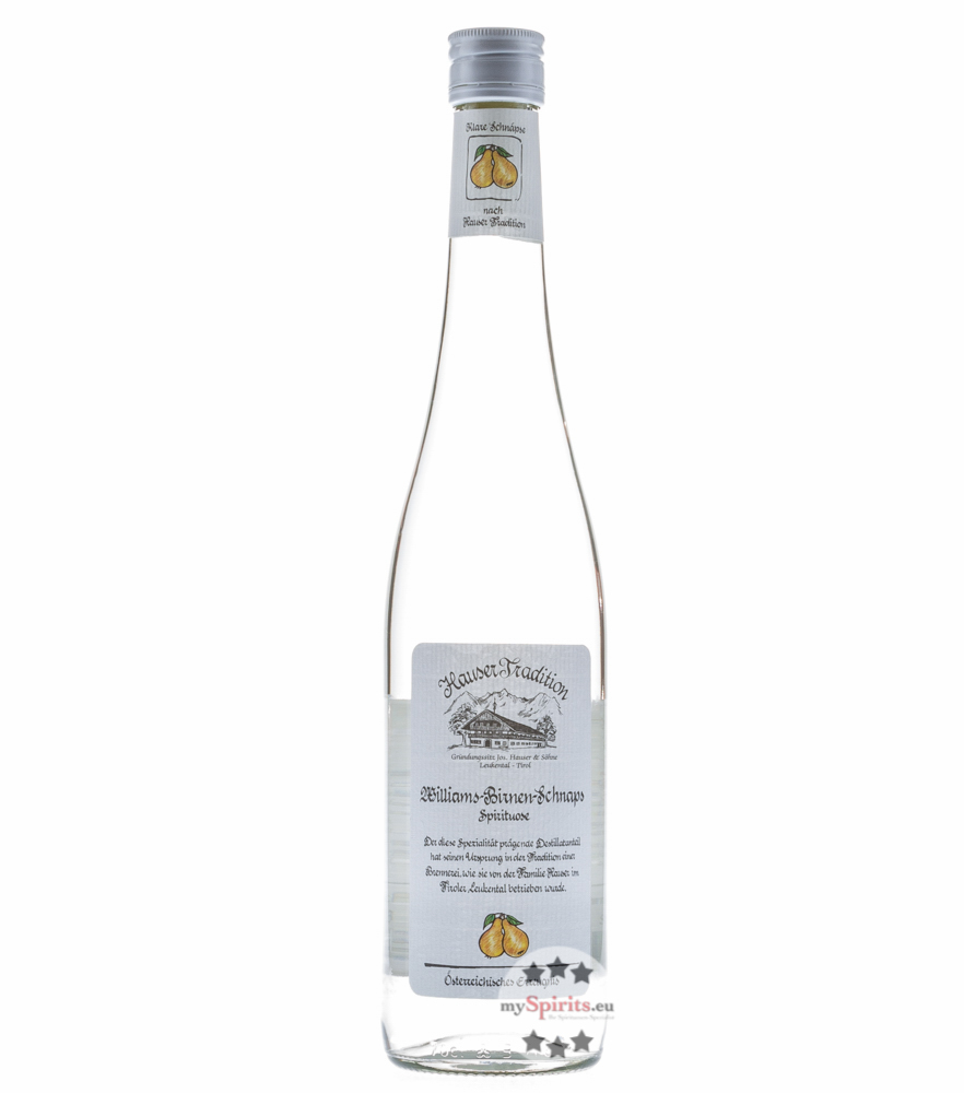 Hauser Williams-Birnen-Schnaps 0,7l (35 % vol., 0,7 Liter) von Hauser Tradition