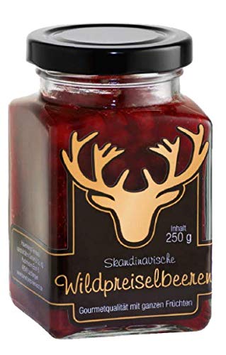 Skandinavische Wildpreiselbeeren - mit ganzen Früchten Skandinavische Wildpreiselbeeren - mit ganzen Früchten von Haverkamp Feinkostspezialitäten GmbH & Co. KG