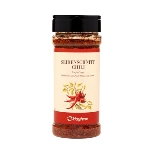 Hayfene Chili Silk Cut - Ausgewähltes Chiligewürz für Pasta, Suppen, Eintöpfe und Mexikanische Gerichte, Aromatische Chiliflocken Ohne Zusatzstoffe, 100% Natürlich, (115g) von Hayfene