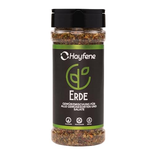 Hayfene Erde Gewürzmischung - Ideal für Fleisch, Fisch, Gemüse und mehr, Idealerweise Geschenk für Männer, Im Gewürzglas, Grillzubehör, Vegan, Zusatzstofffrei, BPA-frei Hayfene Erde Gewürzmischung - Ideal für Fleisch, Fisch, Gemüse und mehr, Idealerweise Geschenk für Männer, Im Gewürzglas, Grillzubehör, Vegan, Zusatzstofffrei, BPA-frei von Hayfene
