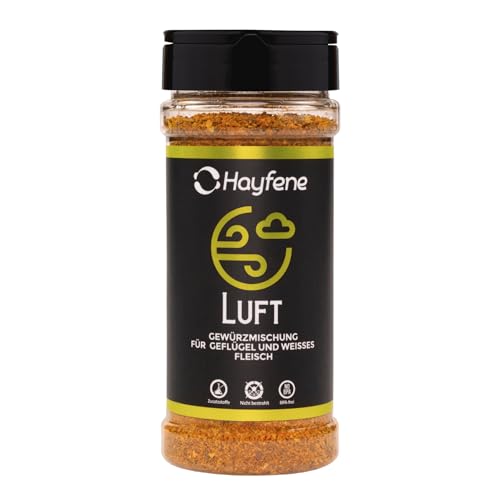 Hayfene Luft Gewürzmischung - Ideal für Fleisch, Fisch, Gemüse und mehr, Idealerweise Geschenk für Männer, Im Gewürzglas, Grillzubehör, Vegan, Zusatzstofffrei, BPA-frei Hayfene Luft Gewürzmischung - Ideal für Fleisch, Fisch, Gemüse und mehr, Idealerweise Geschenk für Männer, Im Gewürzglas, Grillzubehör, Vegan, Zusatzstofffrei, BPA-frei von Hayfene