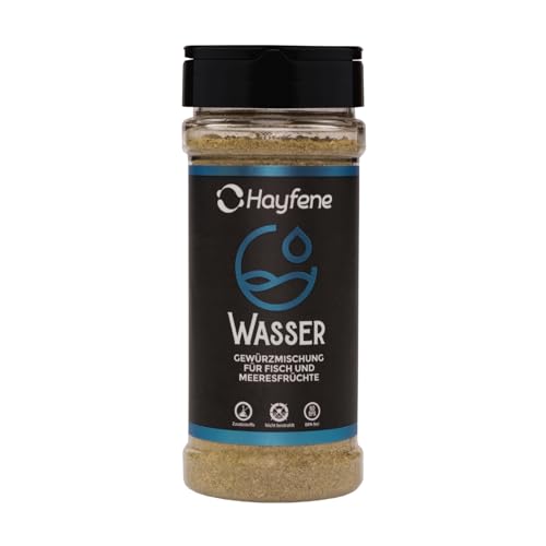 Hayfene Wasser Gewürzmischung - Ideal für Fleisch, Fisch, Gemüse und mehr, Idealerweise Geschenk für Männer, Im Gewürzglas, Grillzubehör, Vegan, Zusatzstofffrei, BPA-frei Hayfene Wasser Gewürzmischung - Ideal für Fleisch, Fisch, Gemüse und mehr, Idealerweise Geschenk für Männer, Im Gewürzglas, Grillzubehör, Vegan, Zusatzstofffrei, BPA-frei von Hayfene