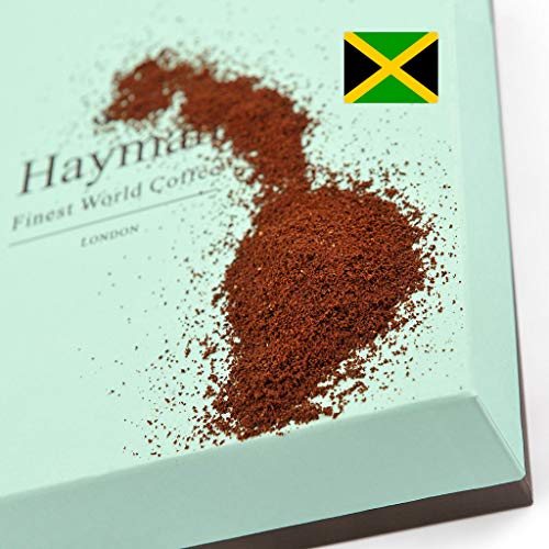 100% Blue Mountain Kaffee aus Jamaika - Gemahlener Kaffee | Kaffee-Röststufe: Mittlere, Anzahl von Einheiten: 1 x 100g/3.5oz von Hayman - Finest World Coffee