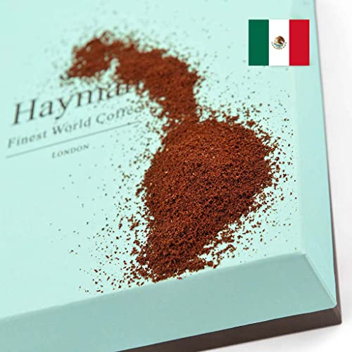 100% Entkoffeinierter Kaffee aus Mexiko - Gemahlener Kaffee | Kaffee-Röststufe: Mittlere, Anzahl von Einheiten: 1 x 340g/12oz von Hayman - Finest World Coffee