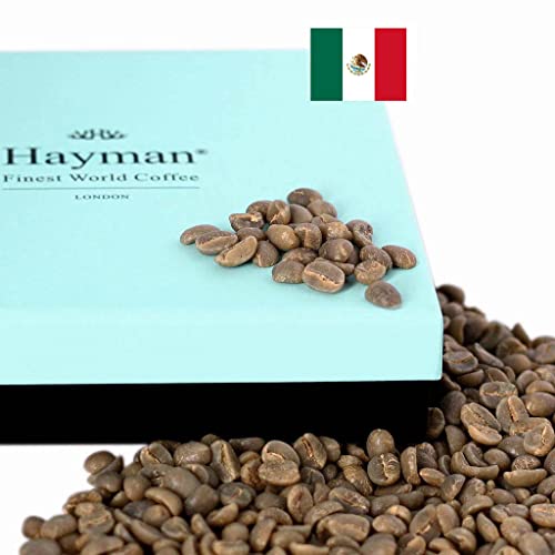 100% Entkoffeinierter Kaffee aus Mexiko - Grüne Kaffeebohnen | Kaffee-Röststufe: nicht geröstet, Anzahl von Einheiten: 1 x 454g/16oz von Hayman - Finest World Coffee