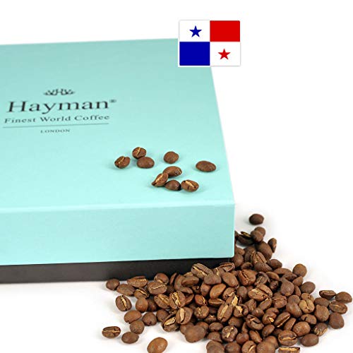100% Geisha Kaffee aus Panama - Geröstete Bohnen | Kaffee-Röststufe: Mittlere, Anzahl von Einheiten: 1 x 100g/3.5oz von Hayman - Finest World Coffee